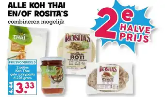 Boon`s Markt Alle kon thai en/of rosita's 2 st aanbieding