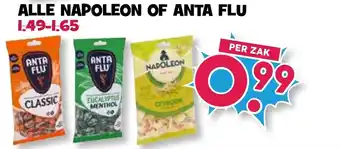 Boon`s Markt Alle Napoleon of Anta flu aanbieding