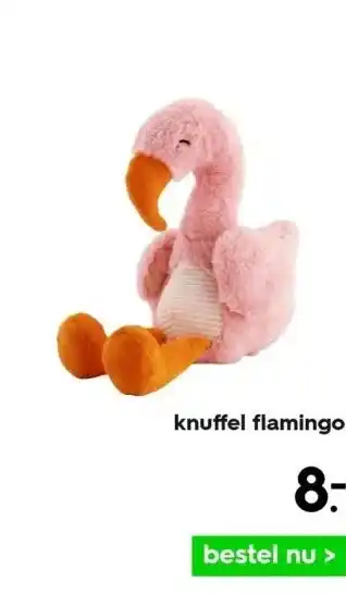 HEMA Knuffel flamingo aanbieding