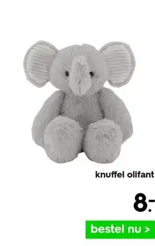 HEMA Knuffel olifant aanbieding