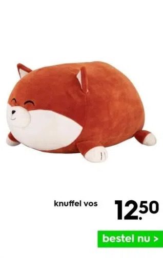 HEMA Knuffel vos aanbieding