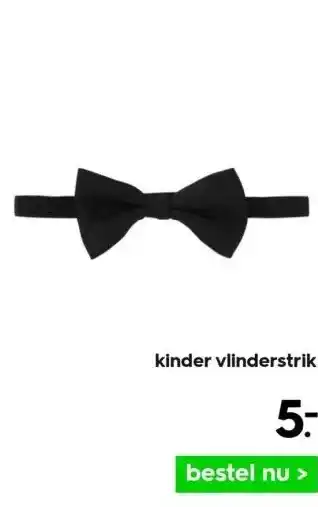 HEMA Kinder vlinderstrik aanbieding