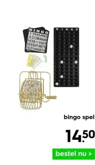 HEMA Bingo spel aanbieding