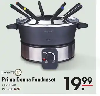 Sligro Prima donna fondueset aanbieding