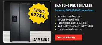 Bemmel & Kroon Samsung RS68A884CB1 Amerikaan aanbieding