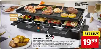 Lidl Silvercrest  gourmetset met grillplaat aanbieding