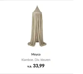 Babypark Meyco klamboe. div. kleuren aanbieding