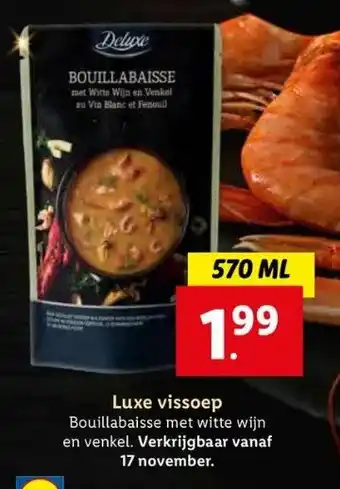 Lidl Luxe vissoep aanbieding