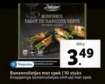 Lidl Bonenrolletjes met spek | 10 stuks aanbieding