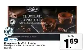 Lidl Chocolade soufflé | 2 stuks aanbieding