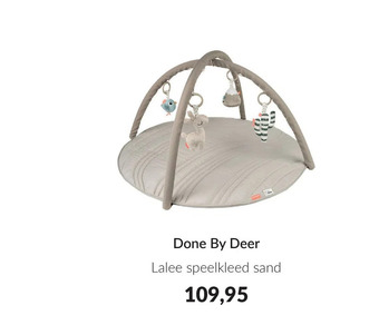 Babypark Done by deer lalee speelkleed sand aanbieding