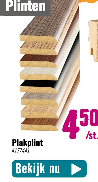 Hornbach Plakplint aanbieding