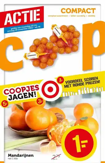 CoopCompact Mandarijnen aanbieding