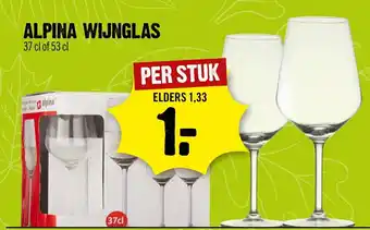 Dirck 3 Alpina Wijnglas 37 cl of 53 cl per stuk aanbieding