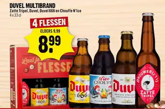 Dirck 3 Duvel Multibrand 4 x 33 cl, 4 flessen aanbieding