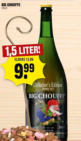 Dirck 3 Big Chouffe 150 cl 1,5 Liter aanbieding