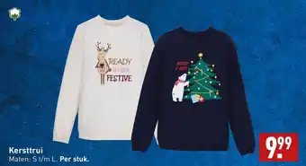 ALDI Kersttrui S t/m L aanbieding