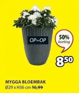 Jysk Mygga Bloembak aanbieding