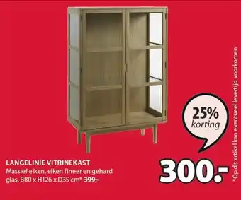 Jysk Langelinie Vitrinekast aanbieding