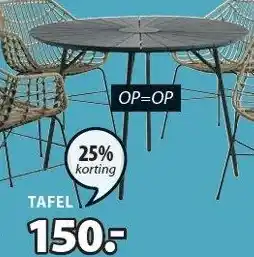 Jysk Rangstrup Tafel aanbieding