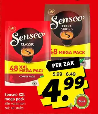 Boni Senseo xxl mega pack aanbieding