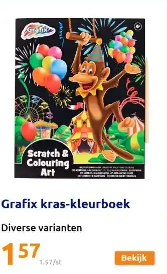 Action Grafix kras-kleurboek aanbieding