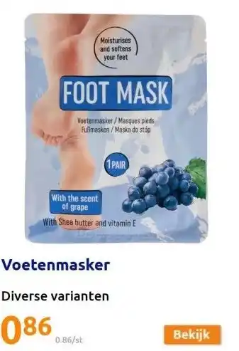 Action Voetenmasker aanbieding