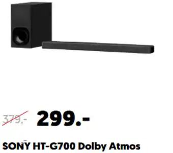 MediaMarkt Sony ht-g700 dolby atmos aanbieding