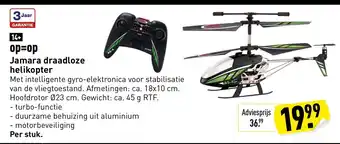 ALDI Jamara draadloze helikopter aanbieding