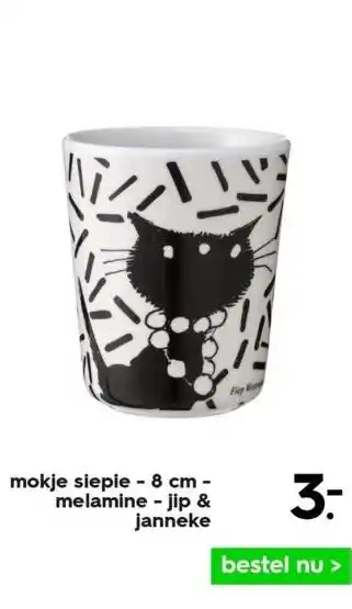 HEMA Mokje siepie - 8 cm - melamine - jip & janneke aanbieding