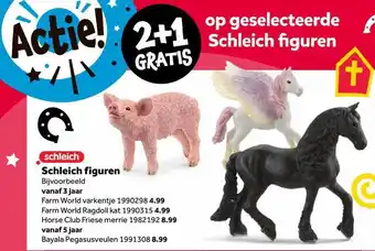 Intertoys Schleich figuren 2+1 gratis aanbieding