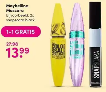 DA Maybelline mascara 1+1 aanbieding