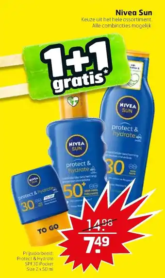 Trekpleister Nivea Sun 1+1 aanbieding