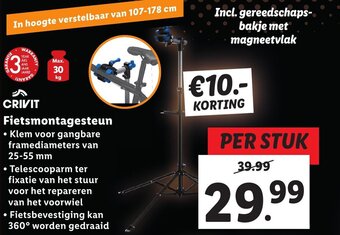 Lidl Fietsmontagesteun aanbieding