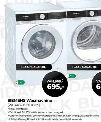 EP Beerepoot Siemens wasmachine (wg44g2a9nl idos) aanbieding