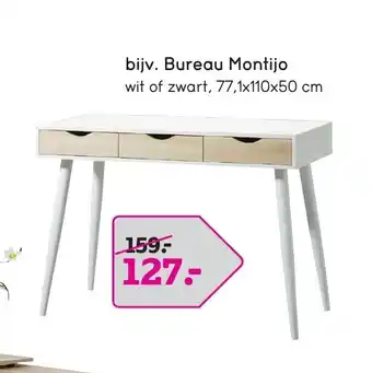 Leen Bakker Bureau Montijo 77,1 x 110 x 50 cm aanbieding