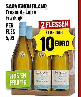 Dirck 3 Sauvignon blanc tresor de loire frankrijk aanbieding