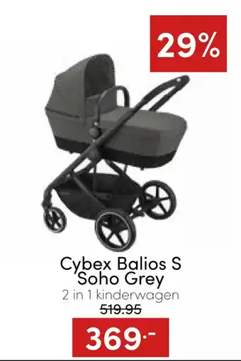 Baby & Tiener Cybex balios s soho grey 2 in 1 kinderwagen aanbieding