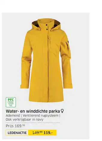 ANWB Waterdichte En Winddichte Parka aanbieding