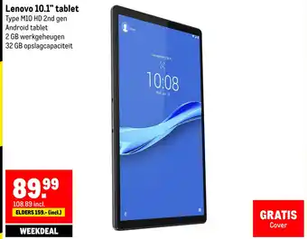 Makro Lenovo 10.1" tablet aanbieding