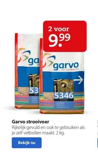 Boerenbond Garvo strooivoer aanbieding