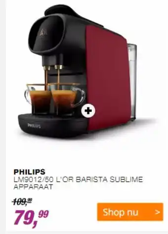 EP Philips LM9012/50 l'Or barista sublime apparaat aanbieding