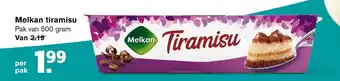 Hoogvliet Melkan tiramisu 500 gram aanbieding