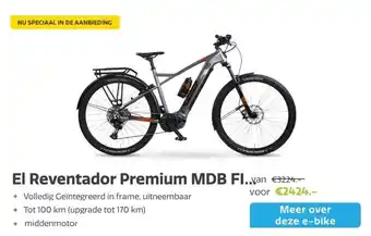 Stella fietsen El reventador premium mdb fi urban aanbieding