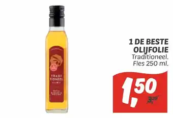 Dekamarkt 1 de Beste olijfolie 250ml aanbieding