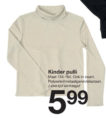 Zeeman Kinder pulli aanbieding