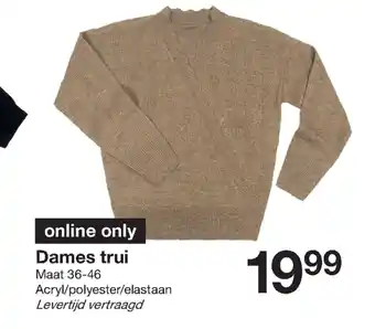 Zeeman Dames trui aanbieding