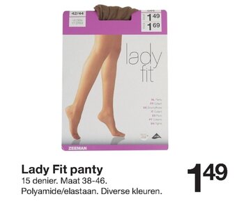 Zeeman Lady fit panty aanbieding