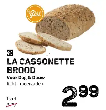 Ekoplaza La cassonette brood aanbieding