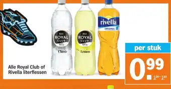 Albert Heijn Alle royal club of rivella literflessen aanbieding